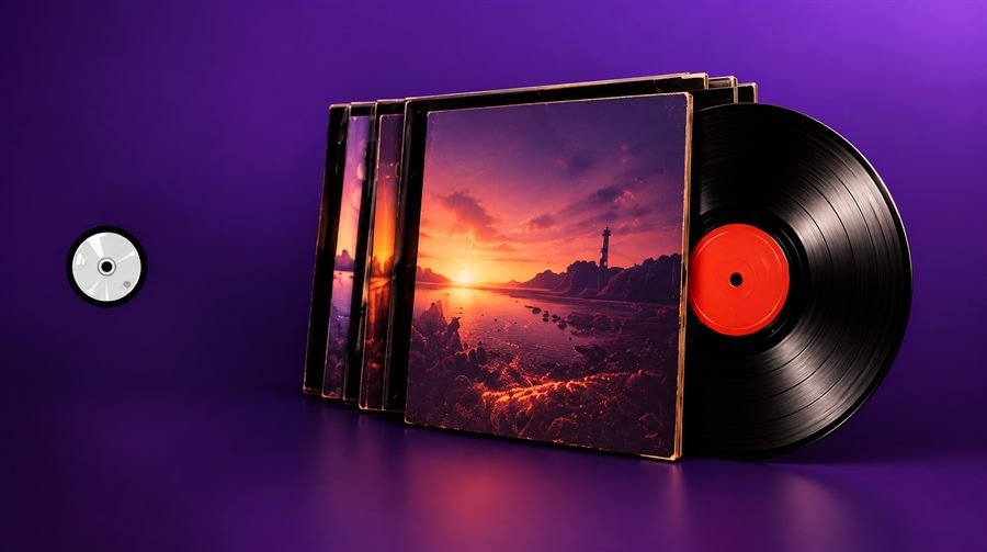 Original vinyl LP records with sleeves, available to buy online in India