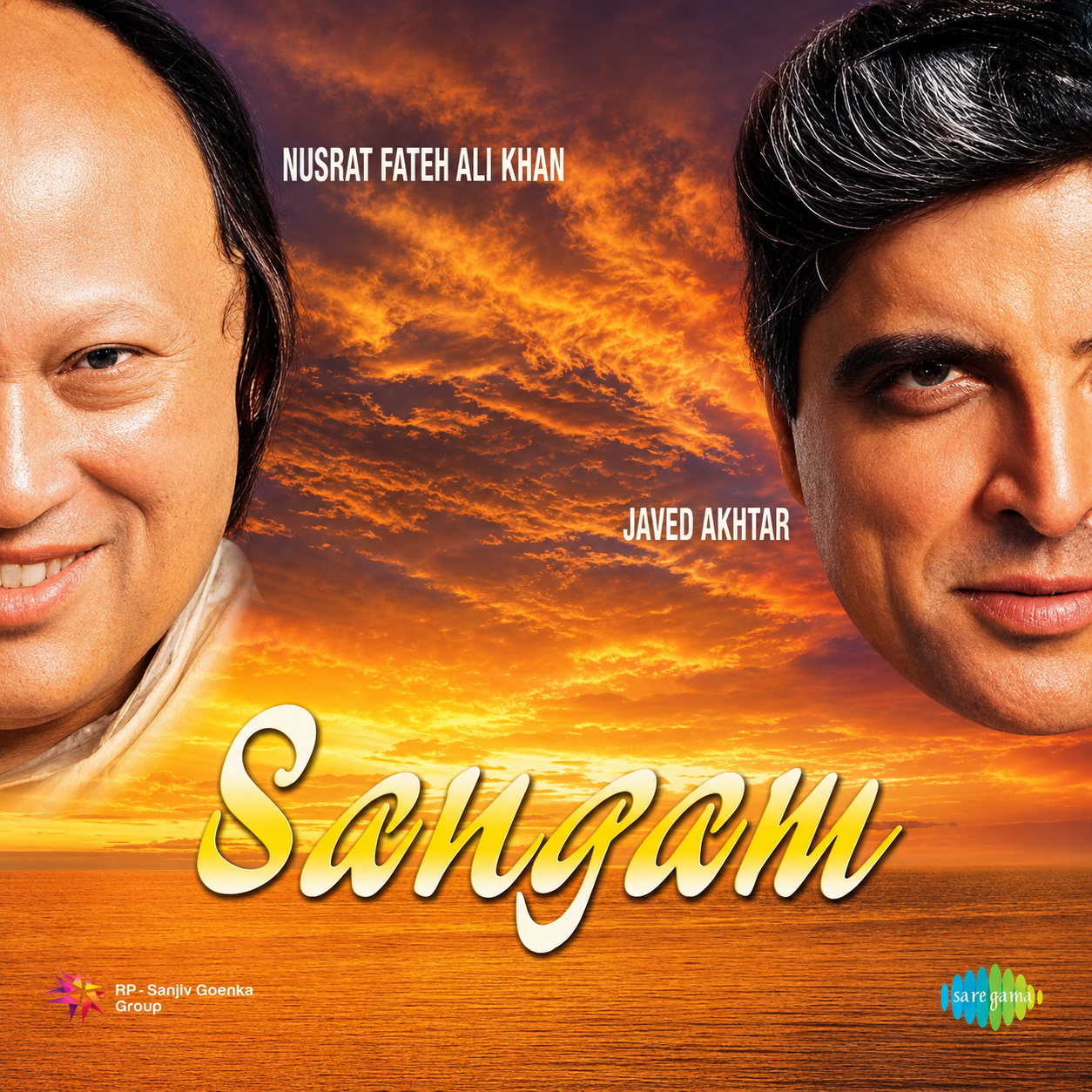 Sangam : Nusrat Fateh Ali Khan & Javed Akhtar - Vinyl Record — Nusrat Fateh ali Khan, Javed Akhtar Vinyl Records
