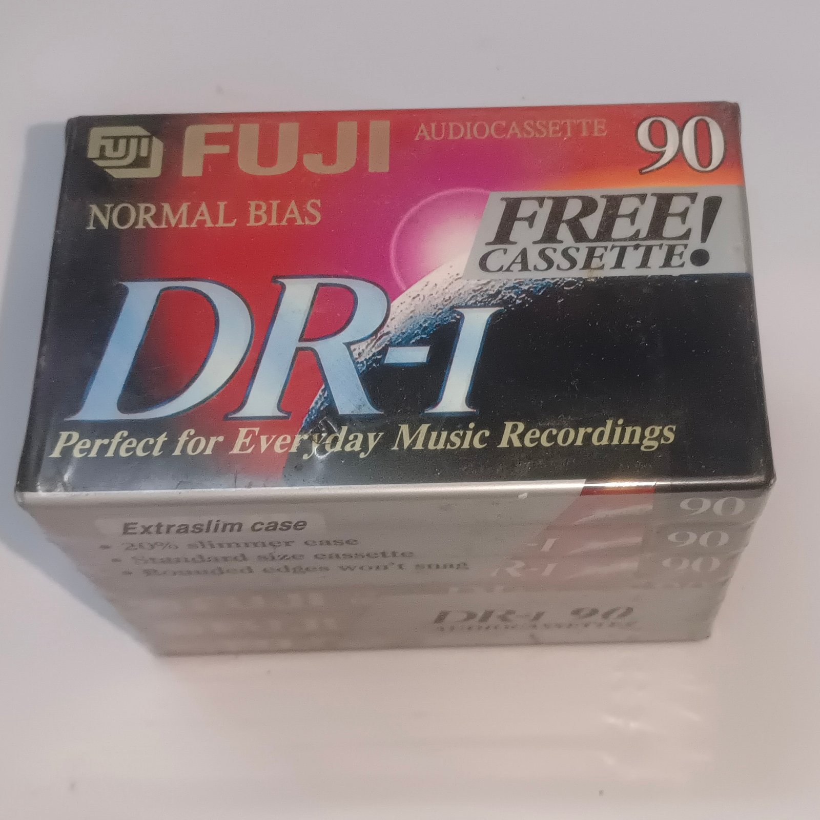 FUJI 90 Blank Audio cassettes back — TDK